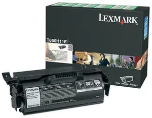 Toner pro "T650, 652, 654" tiskárny, LEXMARK Černá, 25 tis.stran